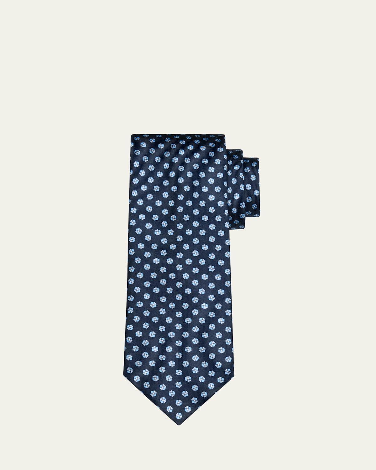 Mens Medallion Silk Tie Product Image