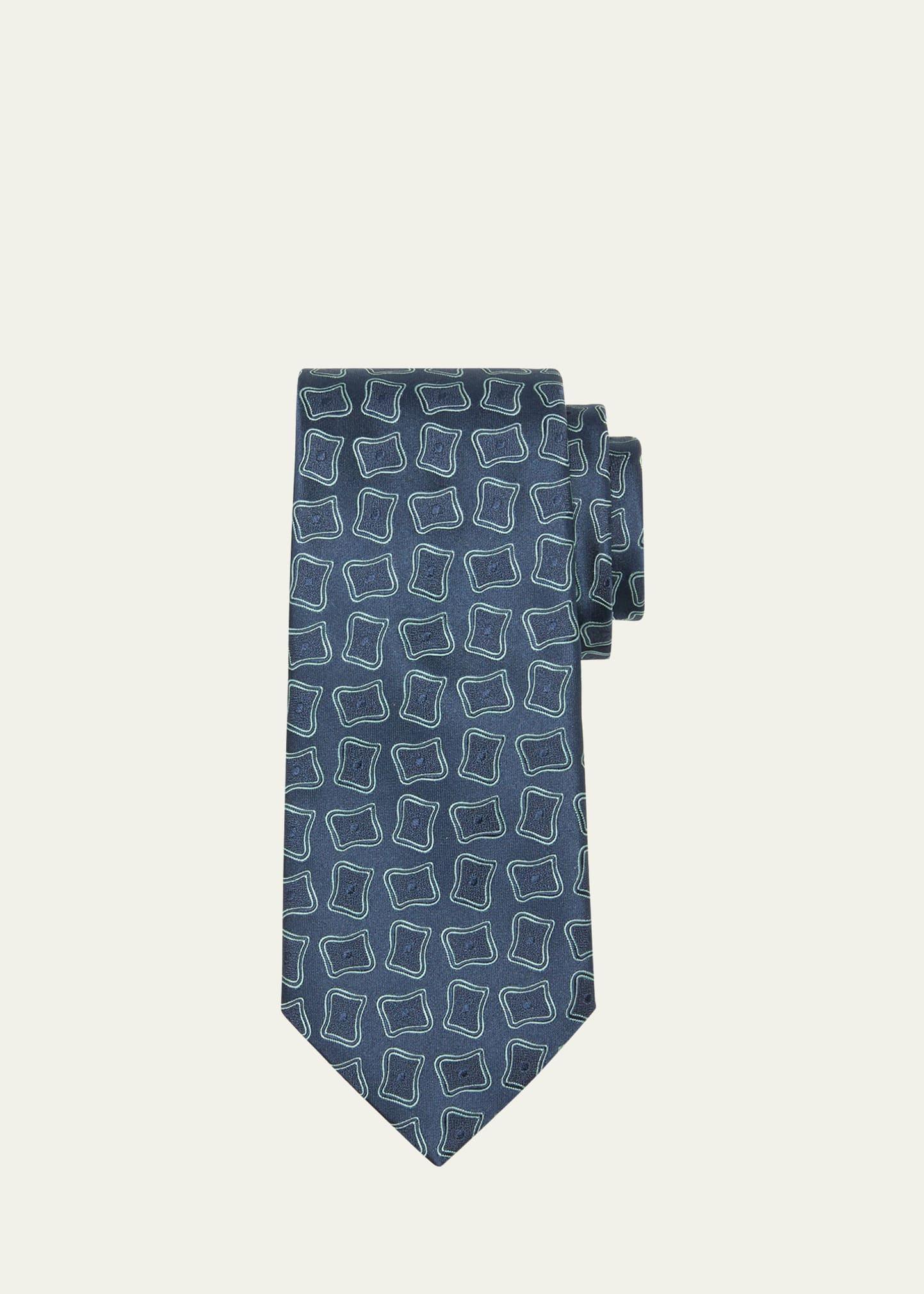 Men's Dotted Satin Tie Product Image