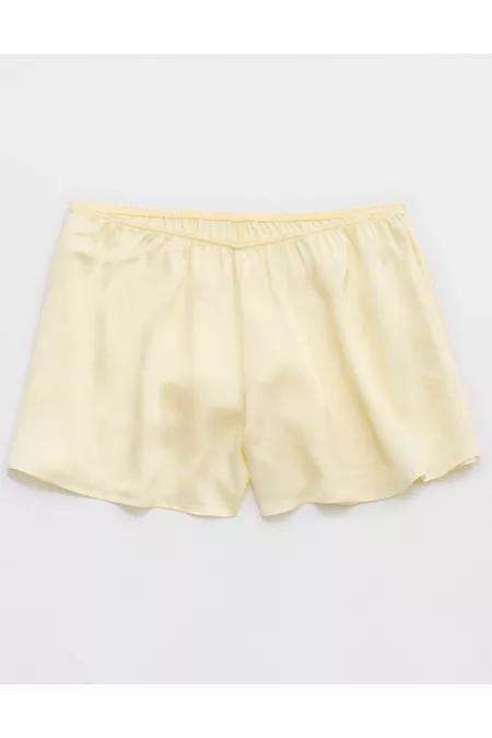 Aerie Off-Duty Satin Flirty Boxer Women's Product Image