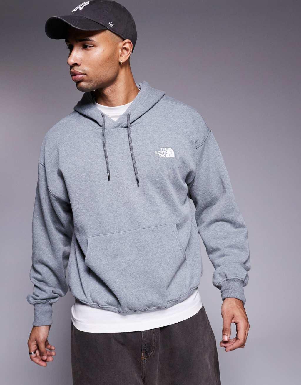 The North Face Evolution Vintage pullover hoodie in medium gray Product Image
