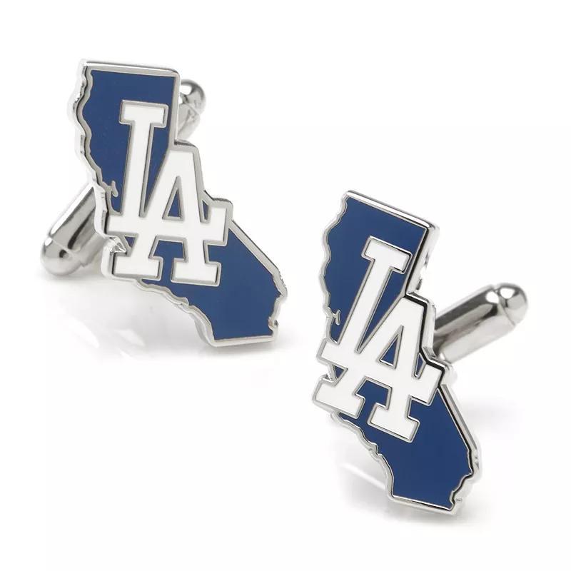 Mens Cuff Links, Inc. LA Dodgers State Shaped Cuff Links Product Image