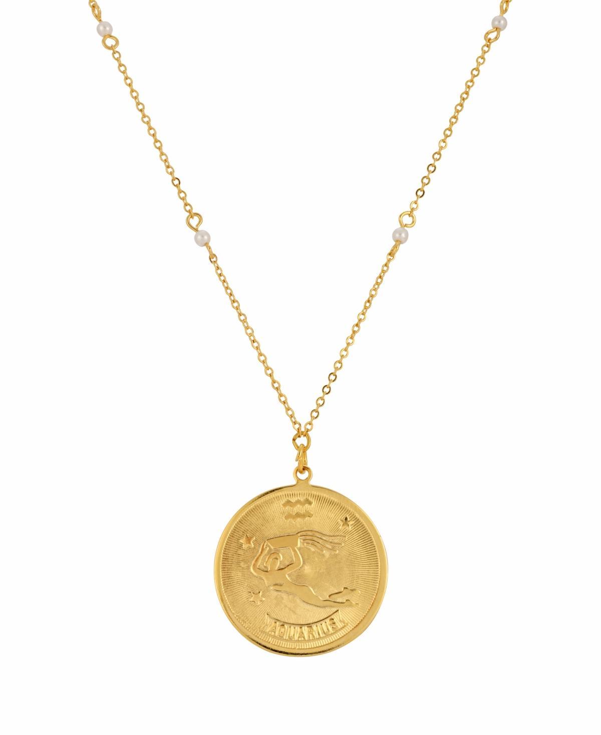 1928 Gold-tone Sagittarius Pendant Necklace, Womens, January Product Image