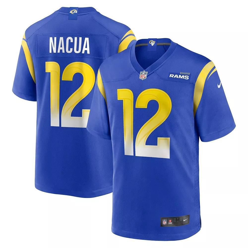 Men's Nike Puka Nacua Royal Los Angeles Rams Game Player Jersey,  Product Image