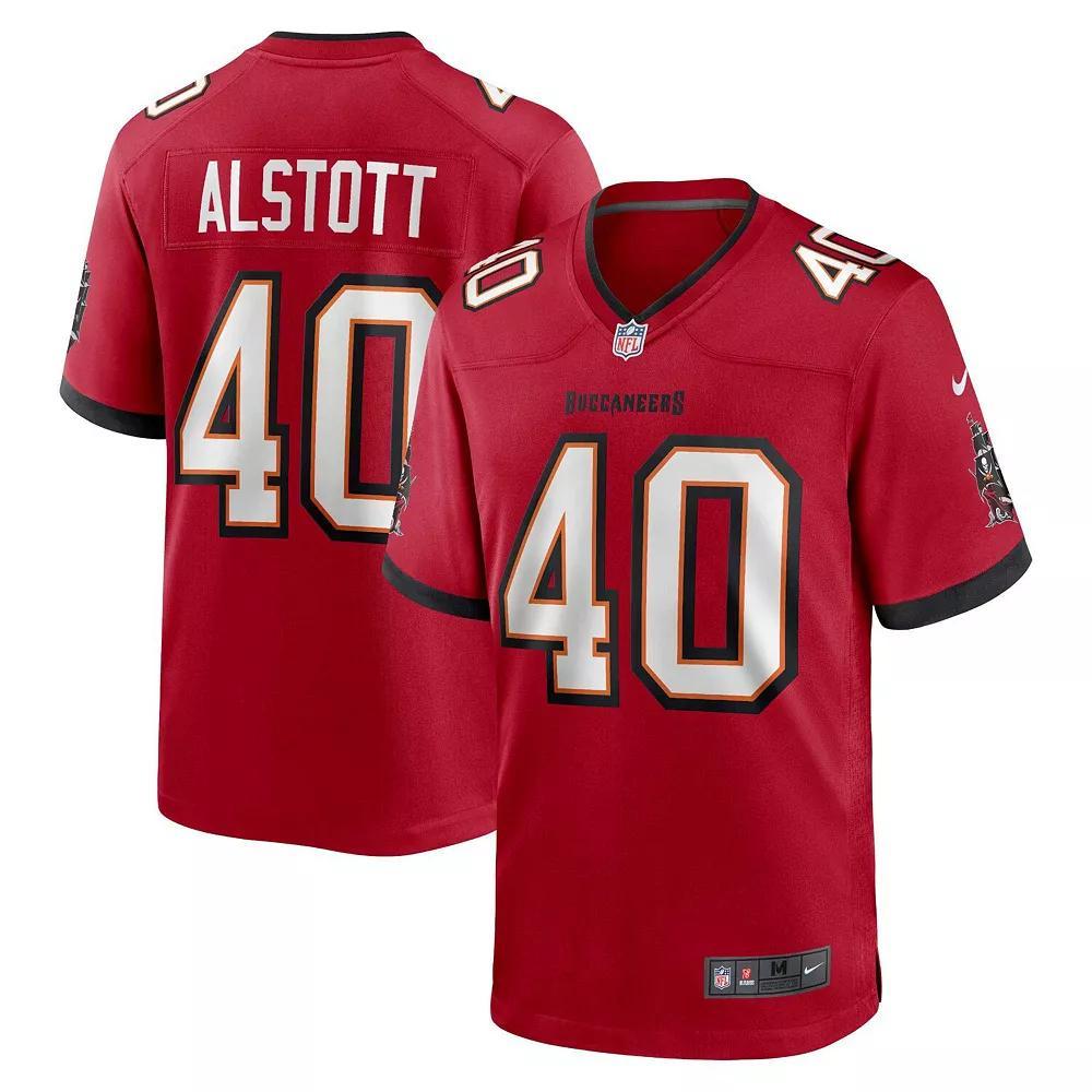 Men's Nike Mike Alstott Red Tampa Bay Buccaneers Retired Player Game Jersey,  Product Image