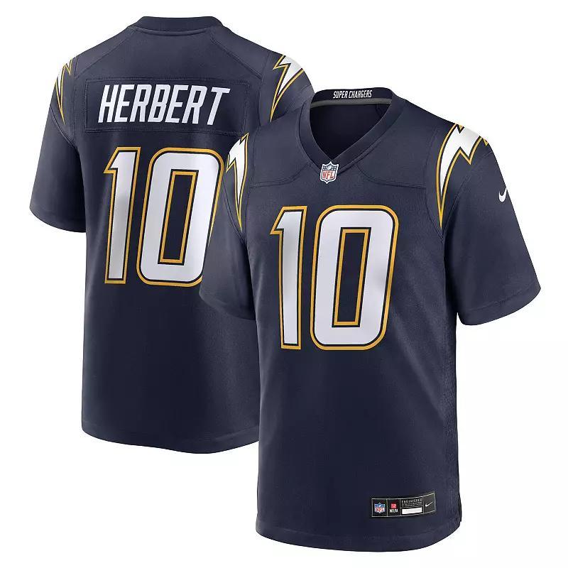 Men's Nike Justin Herbert Navy Los Angeles Chargers Alternate Super Chargers Game Player Jersey,  Product Image