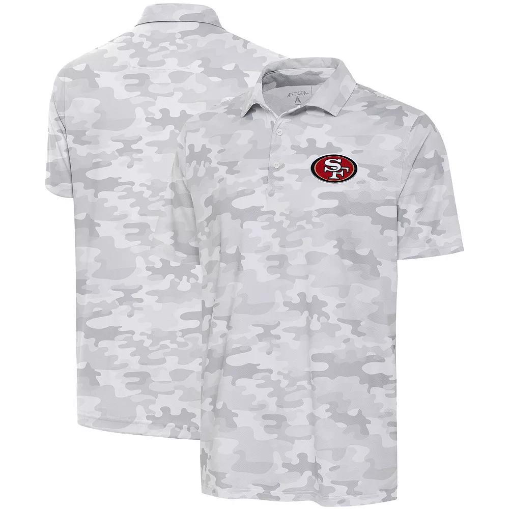 Men's Antigua White San Francisco 49ers Collide Polo,  Product Image