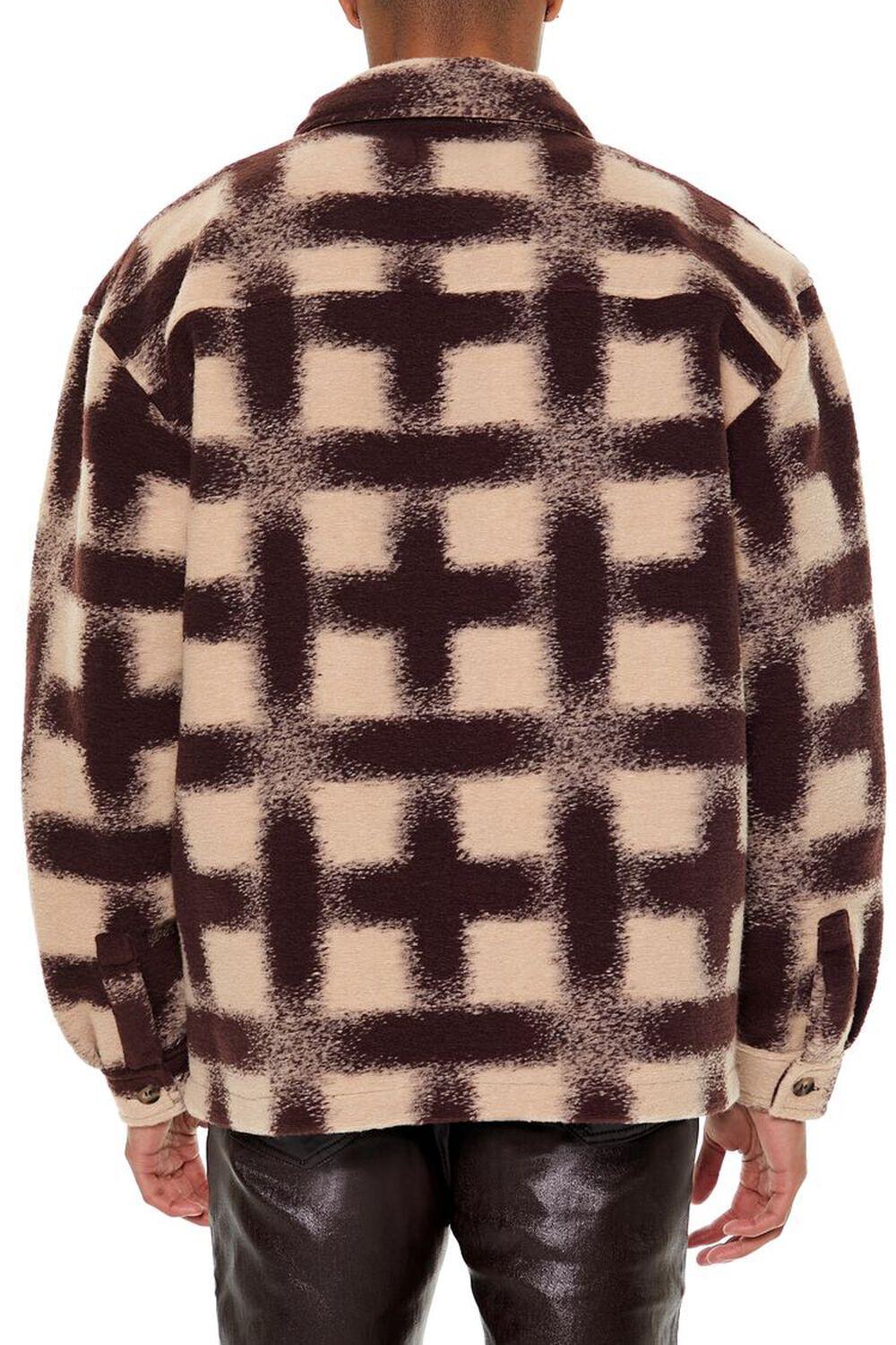 Plaid Drop-Sleeve Shacket | Forever 21 Product Image