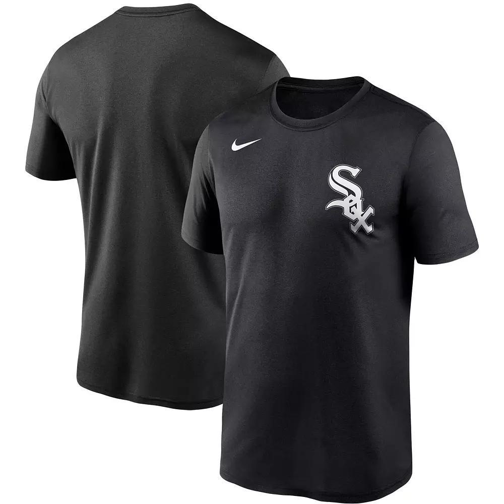 Men's Nike Black Chicago White Sox Wordmark Legend Performance T-Shirt, Size: Large Product Image