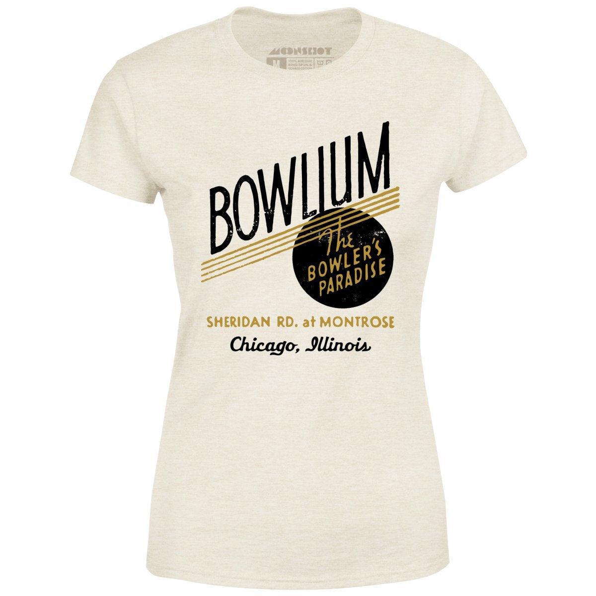 Bowlium - Chicago, IL - Vintage Bowling Alley - Women's T-Shirt Female Product Image
