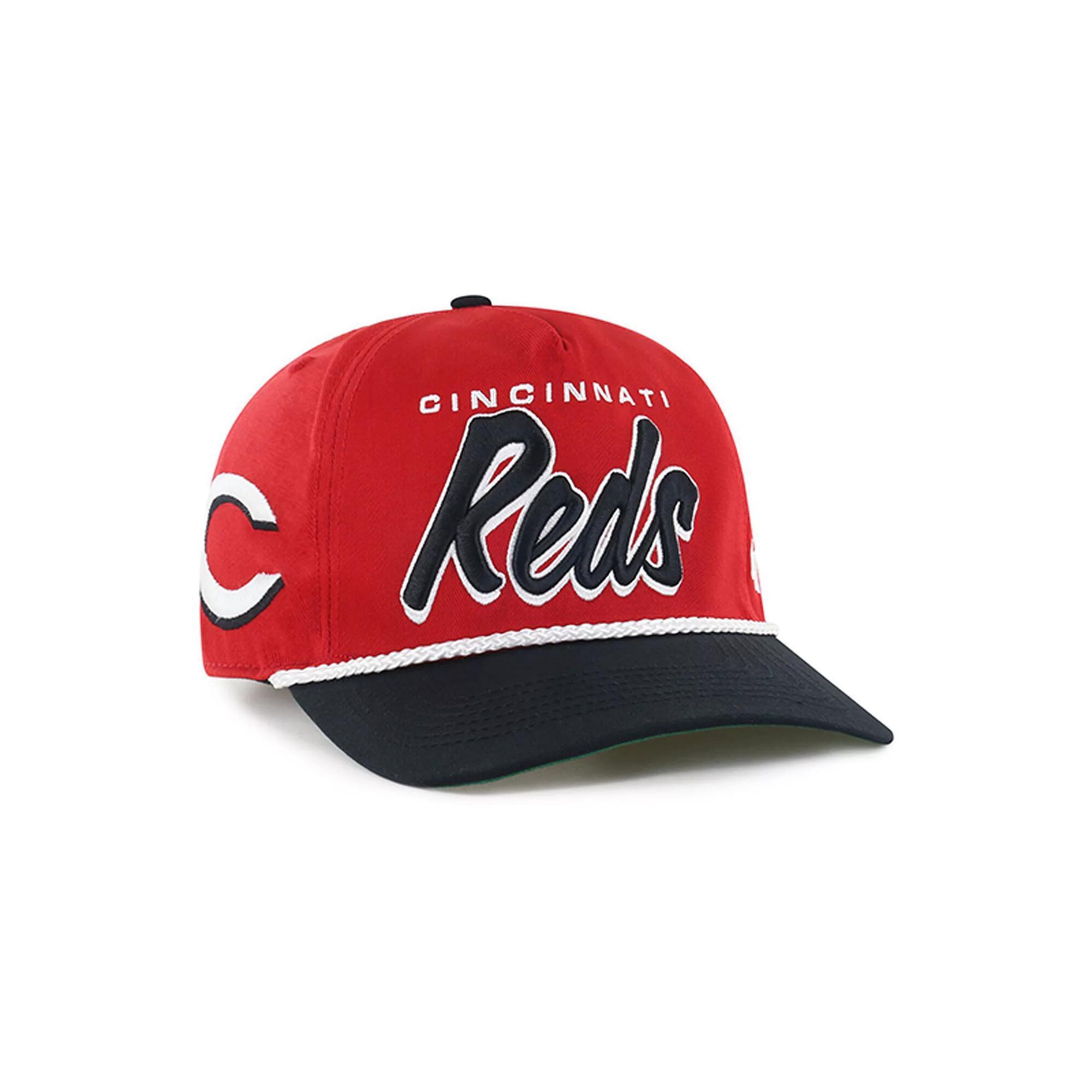 Men's '47 Red Cincinnati Reds Dropshadow Rope Hitch Adjustable Hat, Red Red Product Image