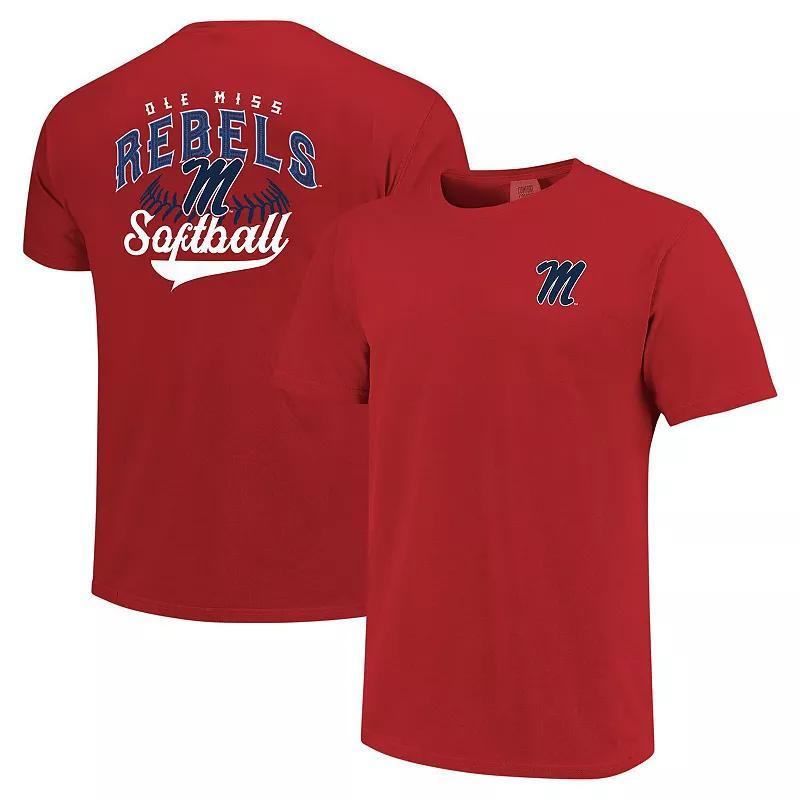 Men's Red Ole Miss Rebels Softball Walk Off T-Shirt, Size: Medium Product Image