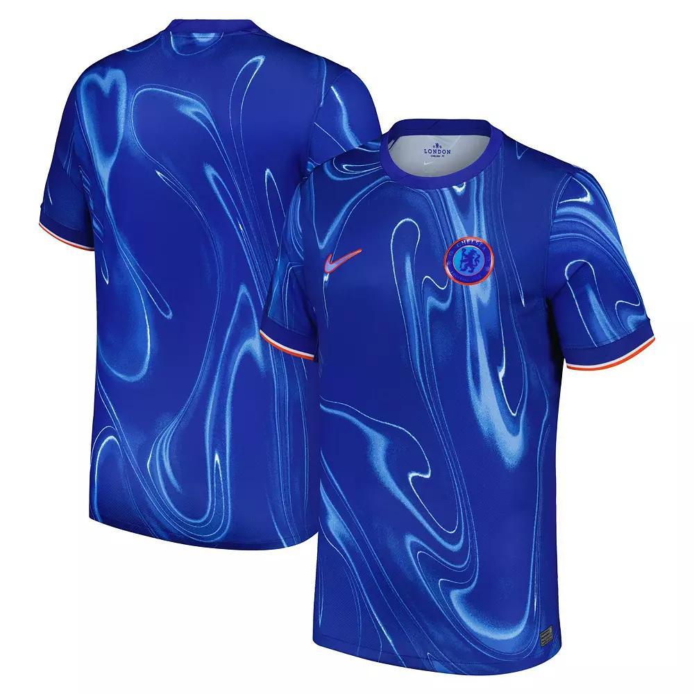 Men's Nike Blue Chelsea 2024/25 Home Replica Jersey, Size: 2XL, Chl Blue Product Image