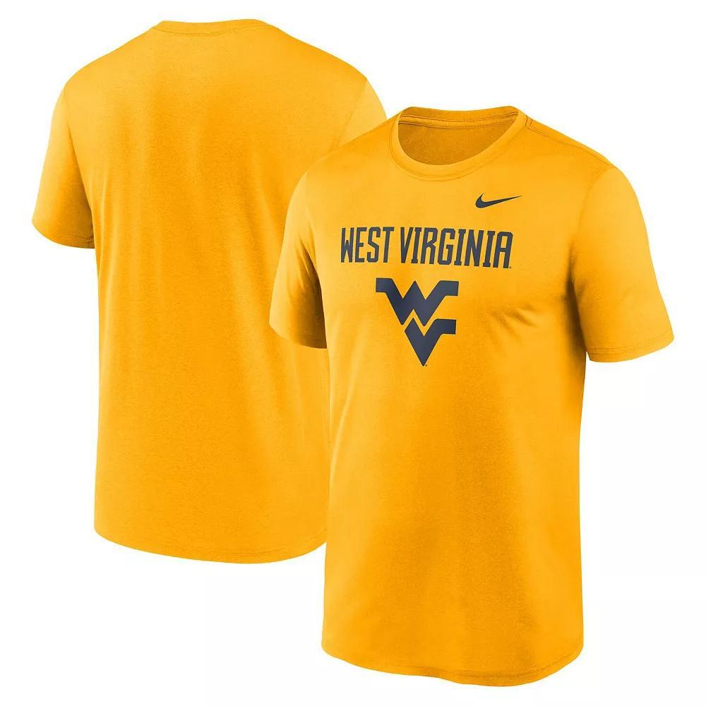 Mens Nike West Virginia Mountaineers Lockup Legend Performance T-Shirt Product Image