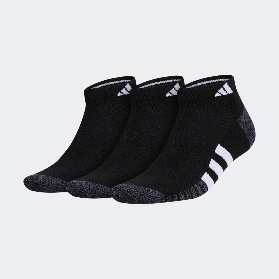 Mens adidas Cushioned 3.0 3-Pack Low Cut Socks Product Image