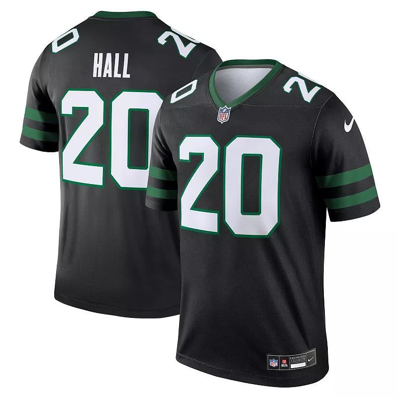 Men's Nike Breece Hall Legacy Black New York Jets Alternate Legend Jersey,  Product Image