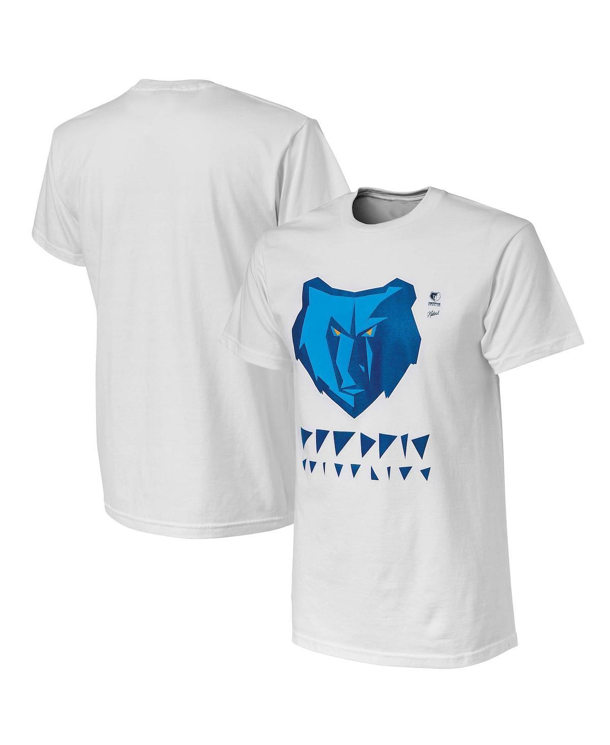 Mens NBA x Naturel White Memphis Grizzlies No Caller ID T-Shirt Product Image