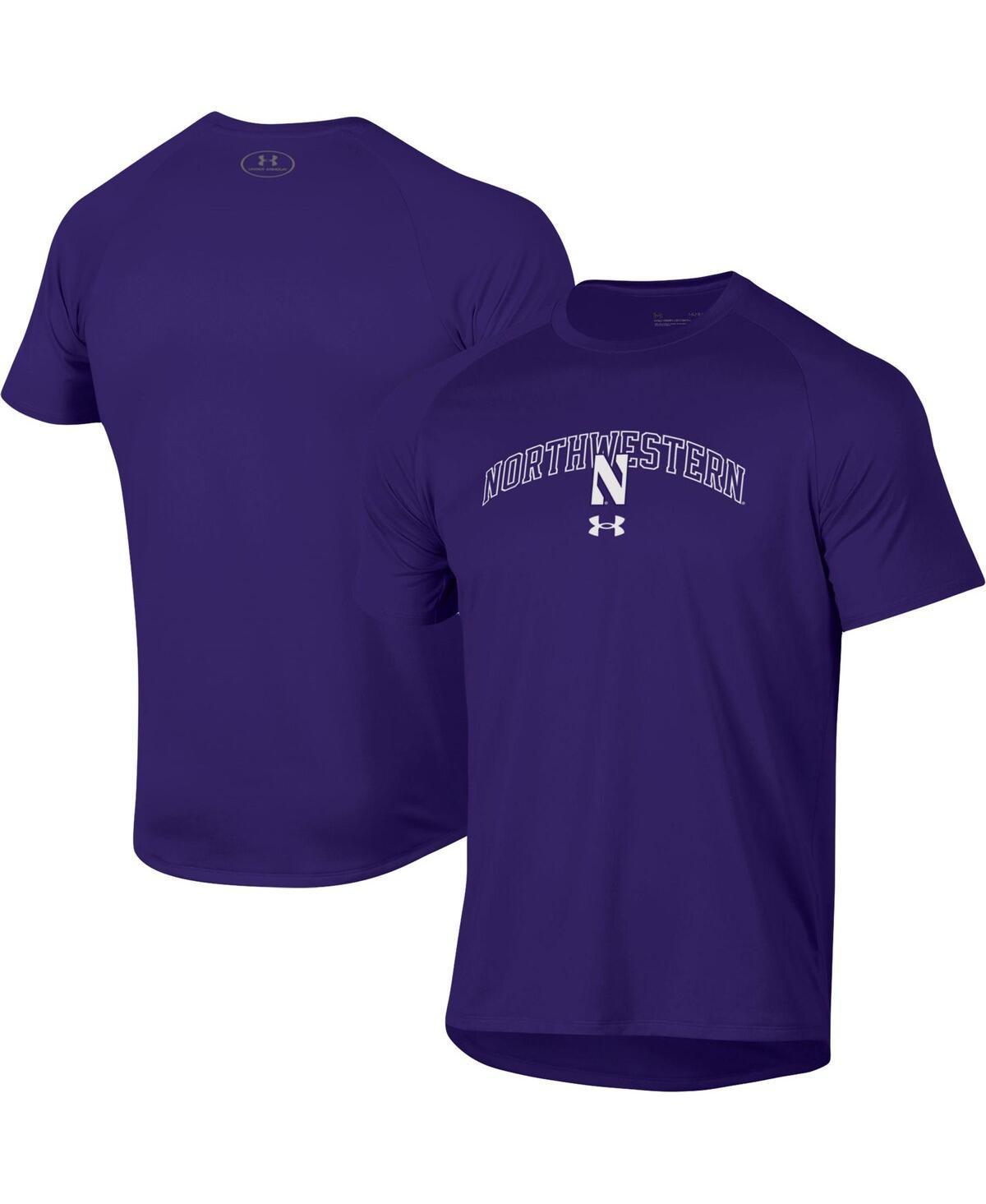 Mens Under Armour Northwestern Wildcats 2023 Sideline Performance Raglan T-Shirt Product Image