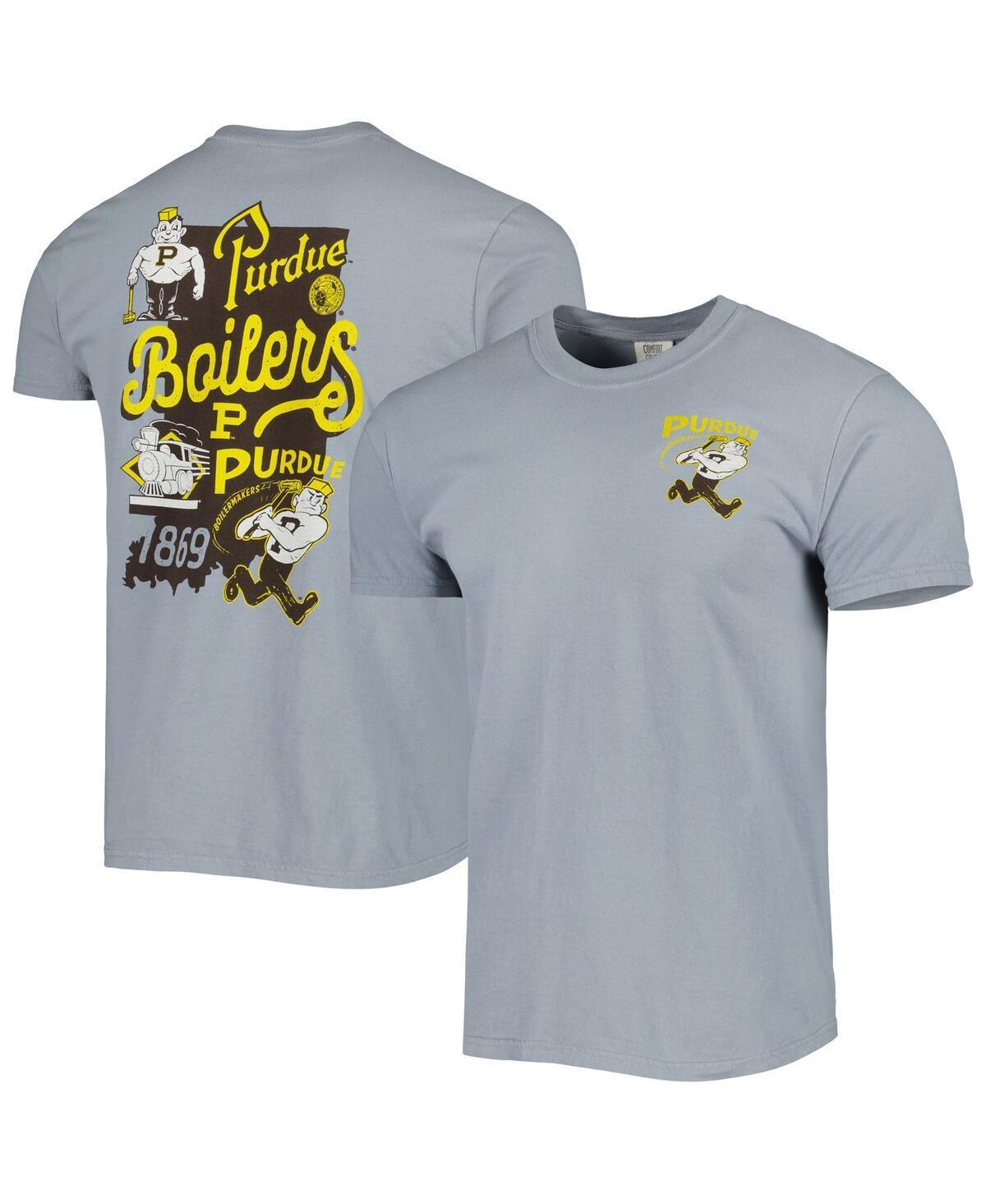 Men's Graphite Purdue Boilermakers Vault State Comfort T-Shirt, Size: Small, Dark G Product Image