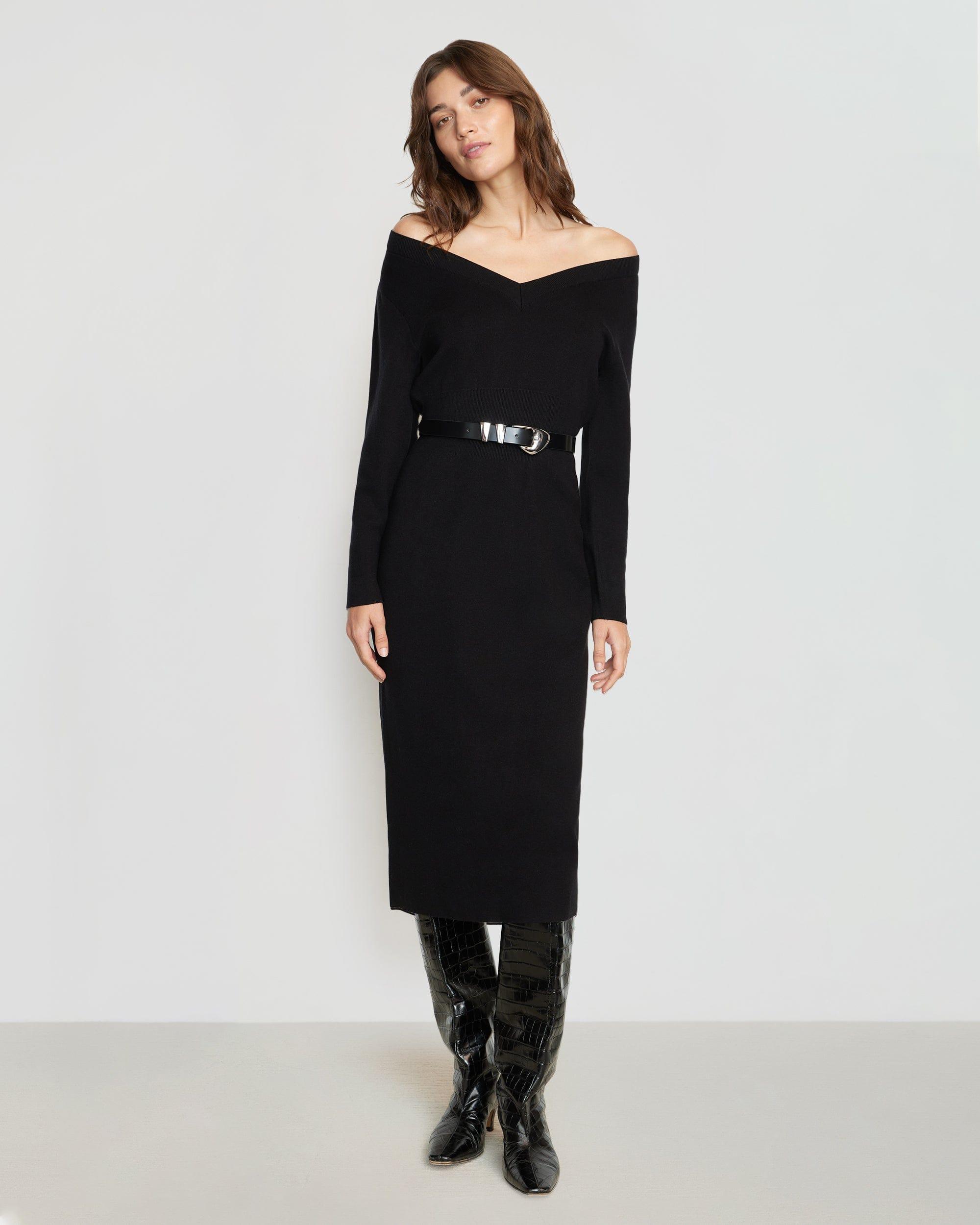 Brea Off-Shoulder Sweater Dress Product Image