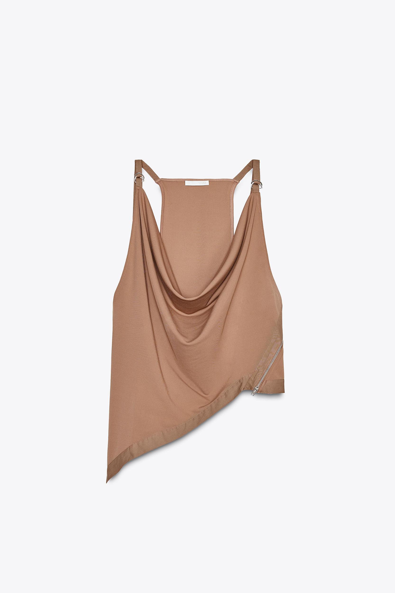 FLOWY ZIPPER TOP Product Image
