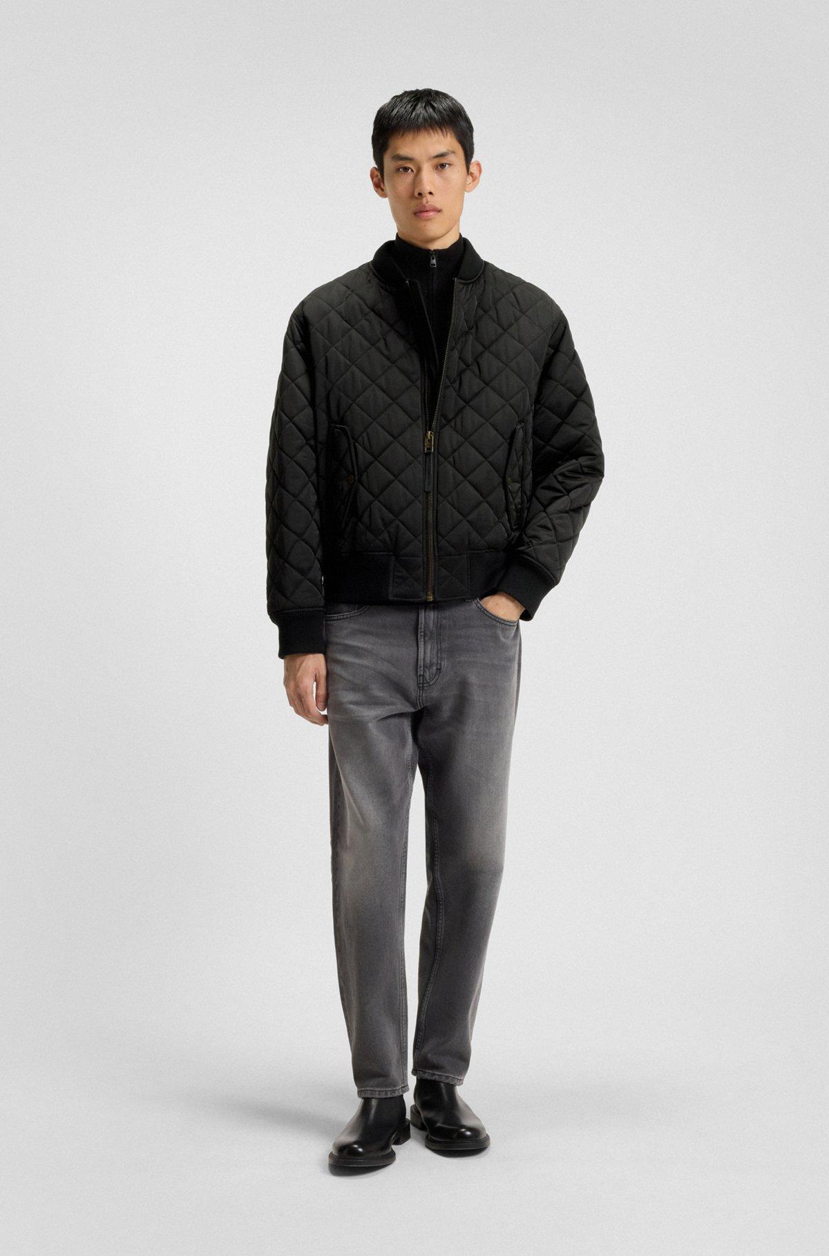 Water-repellent jacket in quilted satin Product Image