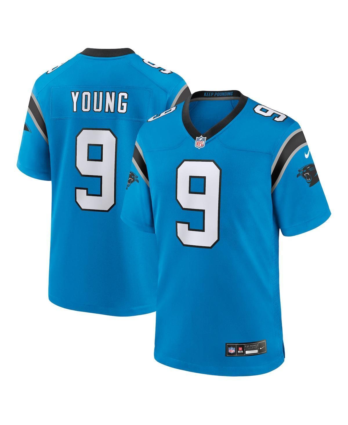 Men's Nike Bryce Young Blue Carolina Panthers 2023 NFL Draft First Round Pick Alternate Game Jersey, Size: 2XL Product Image