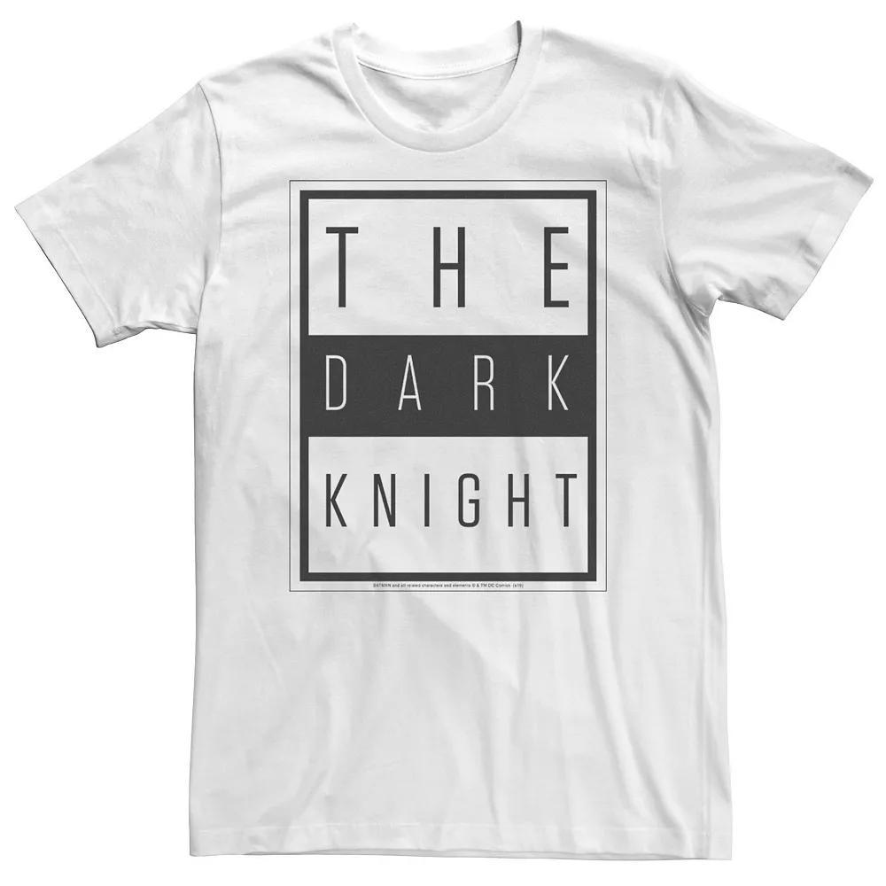 Big & Tall DC Comics Batman The Dark Knight Block Poster Tee, Boy's,  Product Image