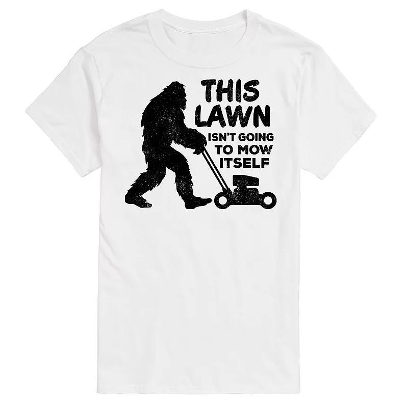 Big & Tall This Lawn Sasquatch Graphic Tee, Men's, Size: 5XB, Gray Product Image