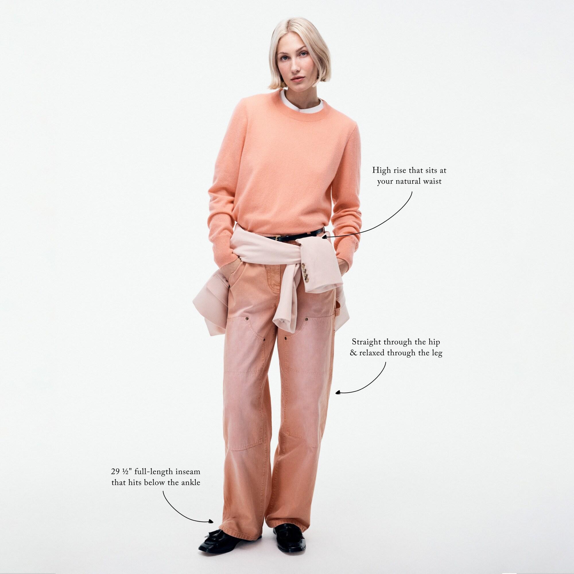 Painter pant in cotton canvas Product Image