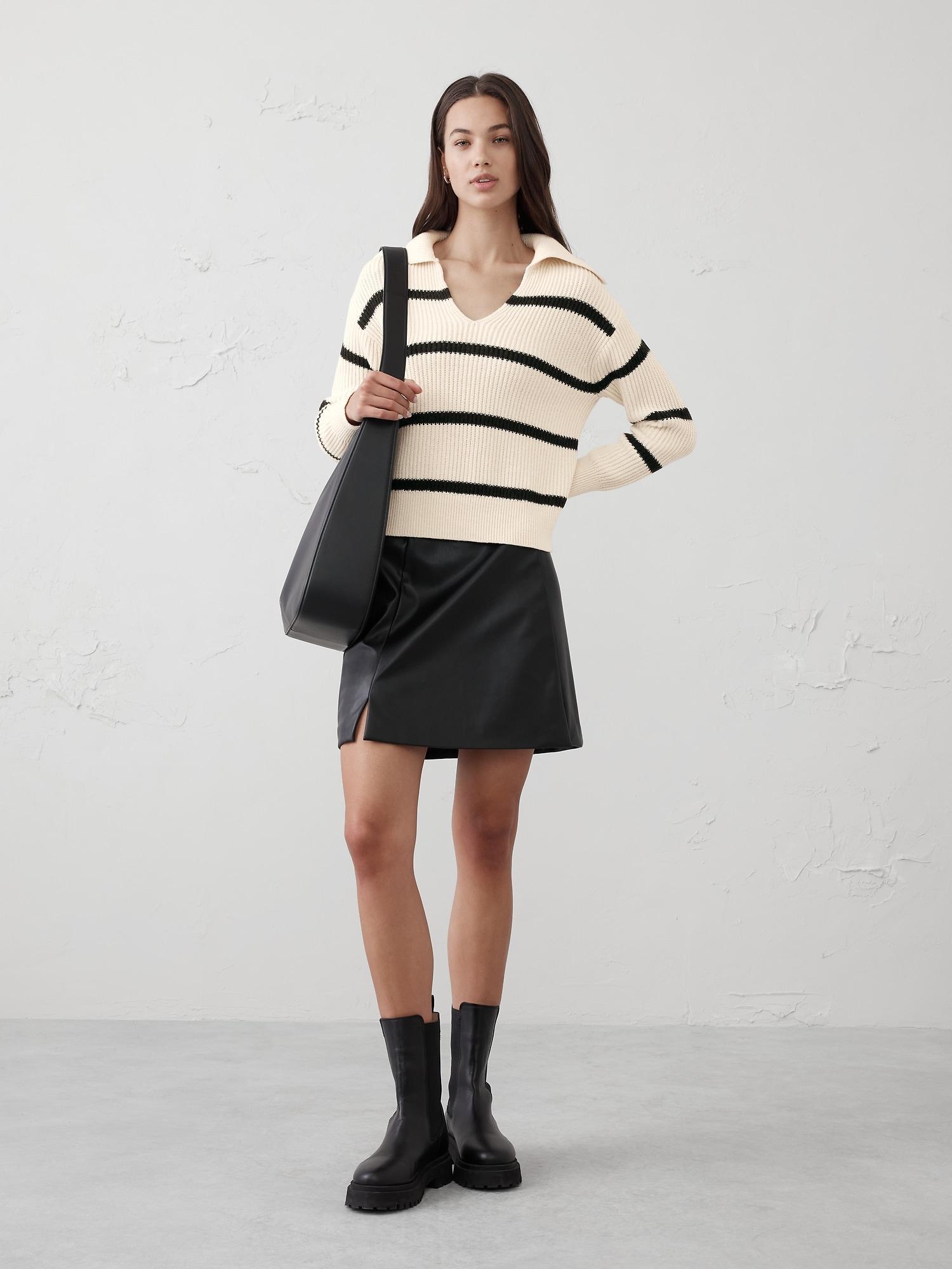 Johnny-Collar Sweater Product Image