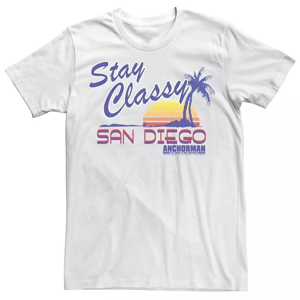 Men's Anchorman Stay Classy San Diego Sunset Graphic Tee,  Product Image