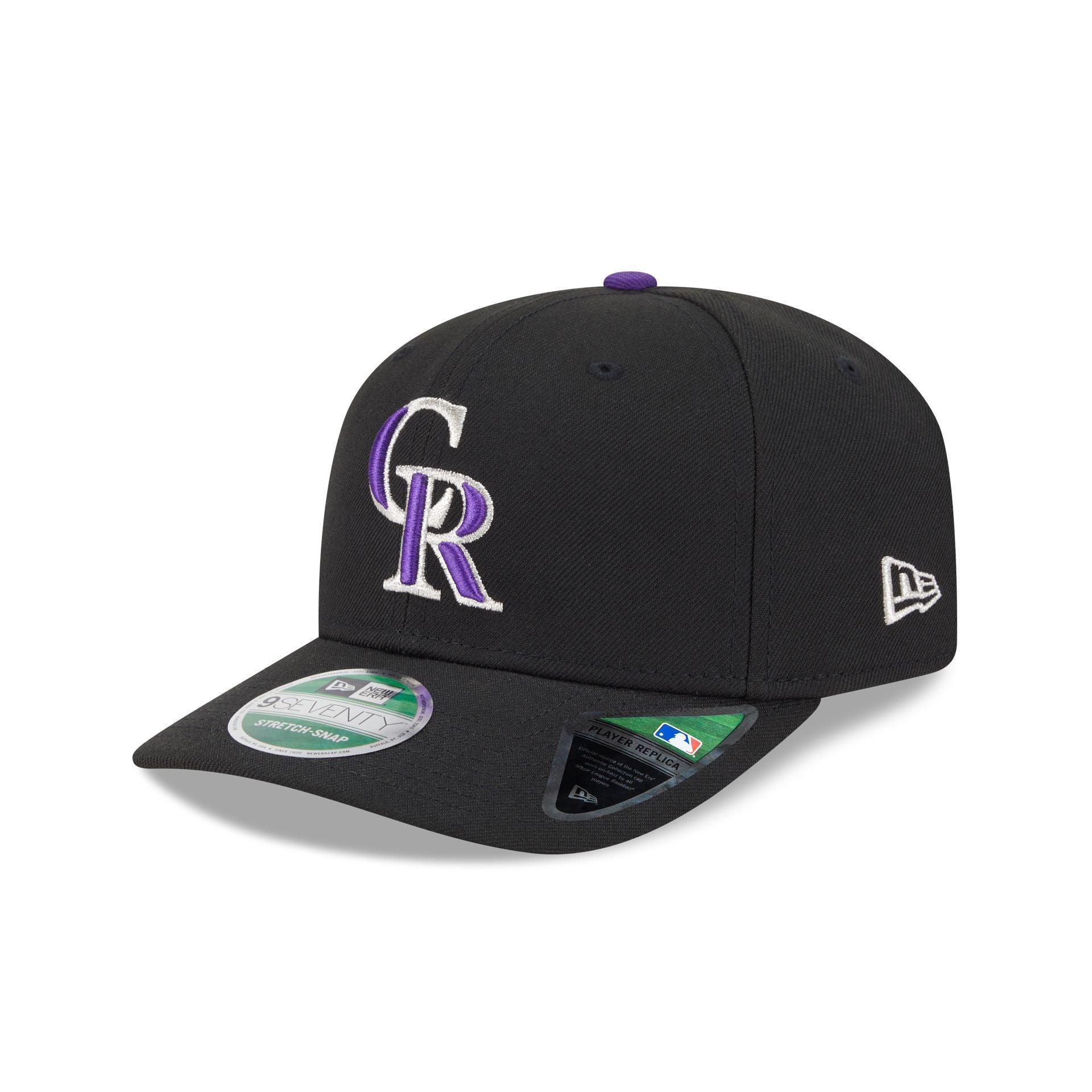 Colorado Rockies Game Authentic Collection 9SEVENTY Stretch-Snap Hat Male Product Image