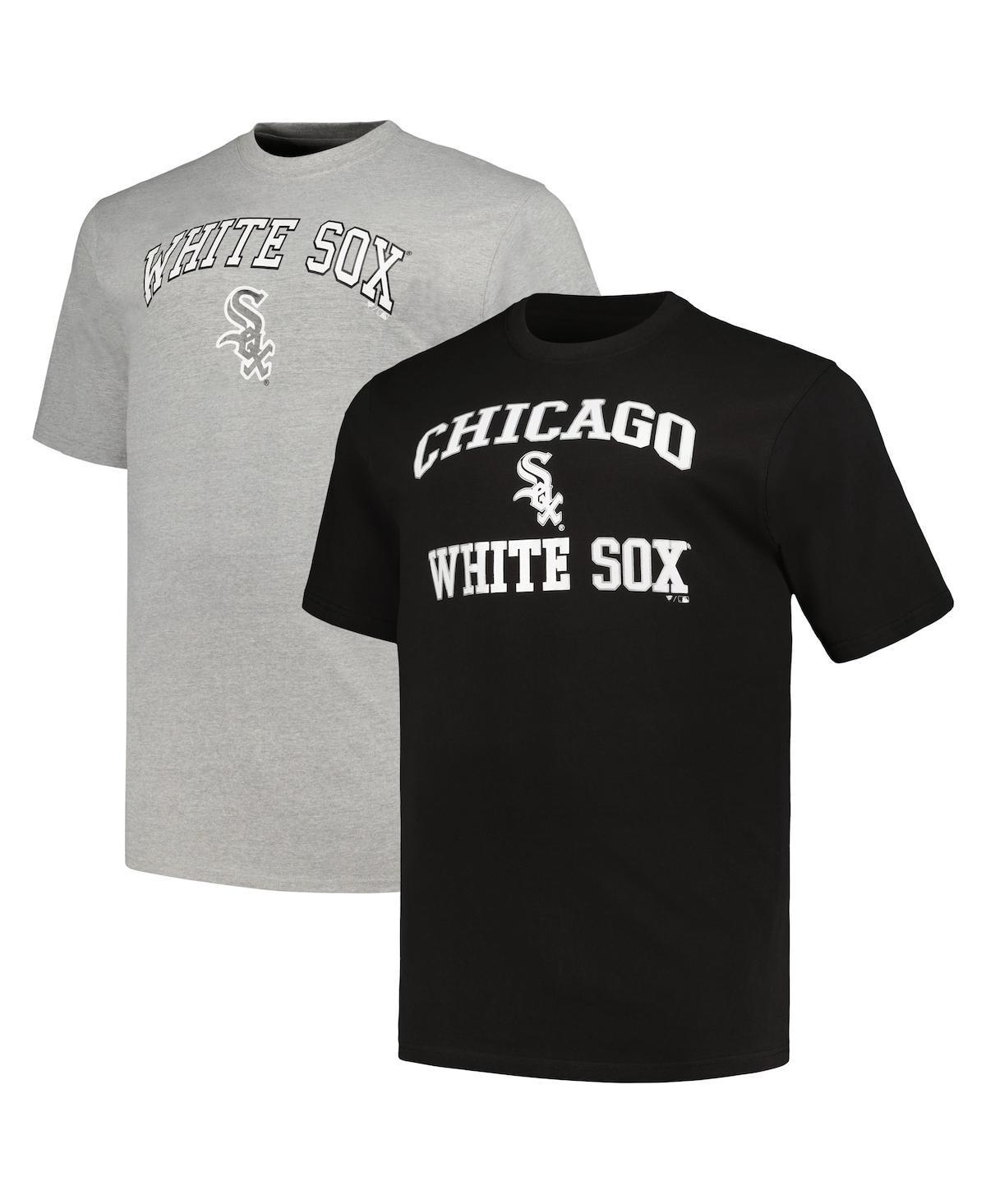 Mens Profile /Heather Gray Chicago White Sox Big & Tall T-Shirt Combo Pack Product Image