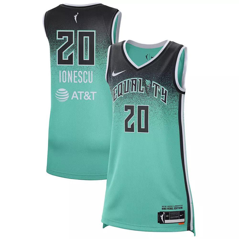 Women's Nike Sabrina Ionescu Mint New York Liberty 2023 Rebel Edition Victory Player Jersey,  Product Image
