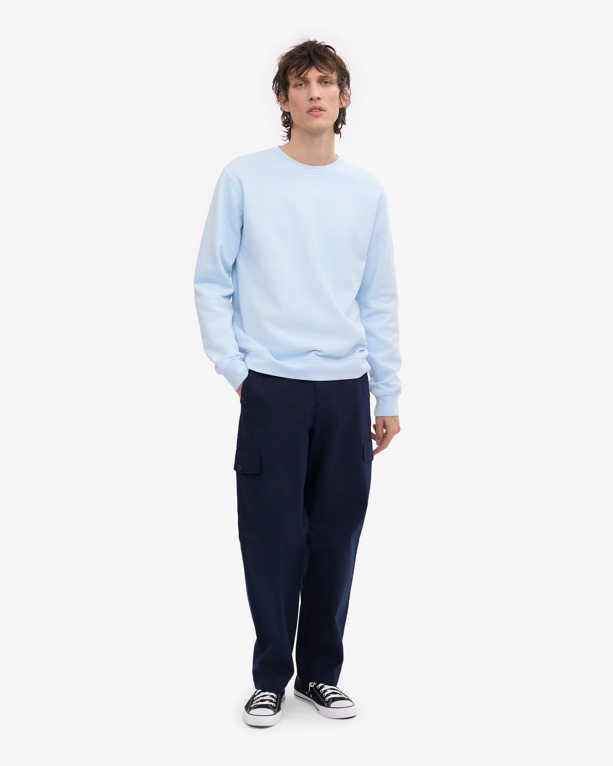 Classic Organic Crew - Polar Blue Product Image