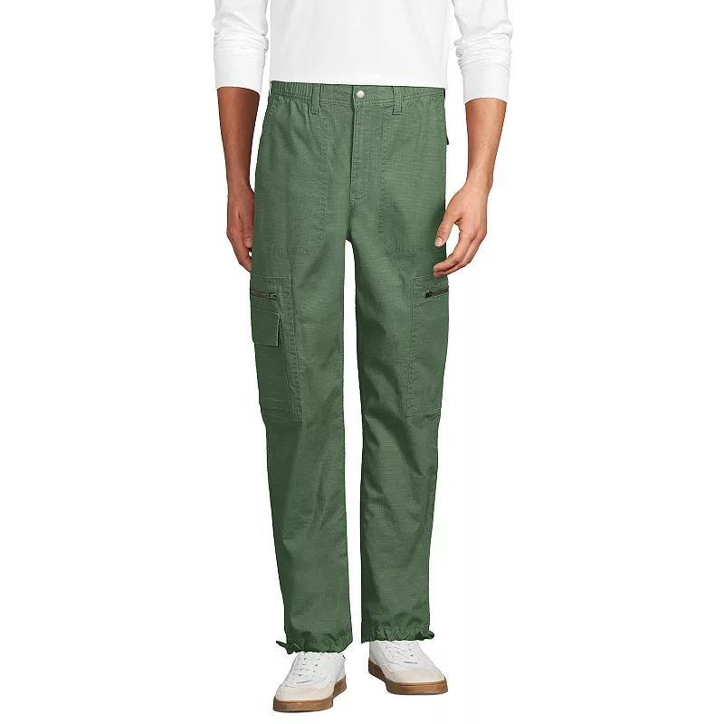 Men's Lands' End Ripstop Parachute Cargo Pants, Size: Large 30, Desert Product Image