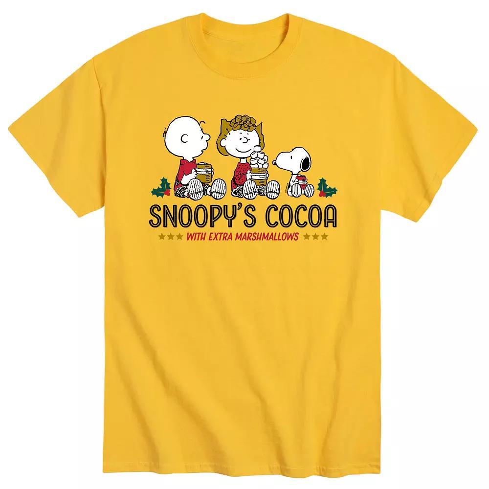 Men's Peanuts "Snoopy's Cocoa" Tee,  Product Image
