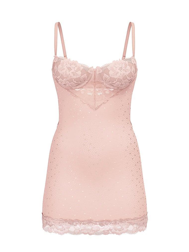 Modal & Lace Cupped Mini Slip Dress Product Image