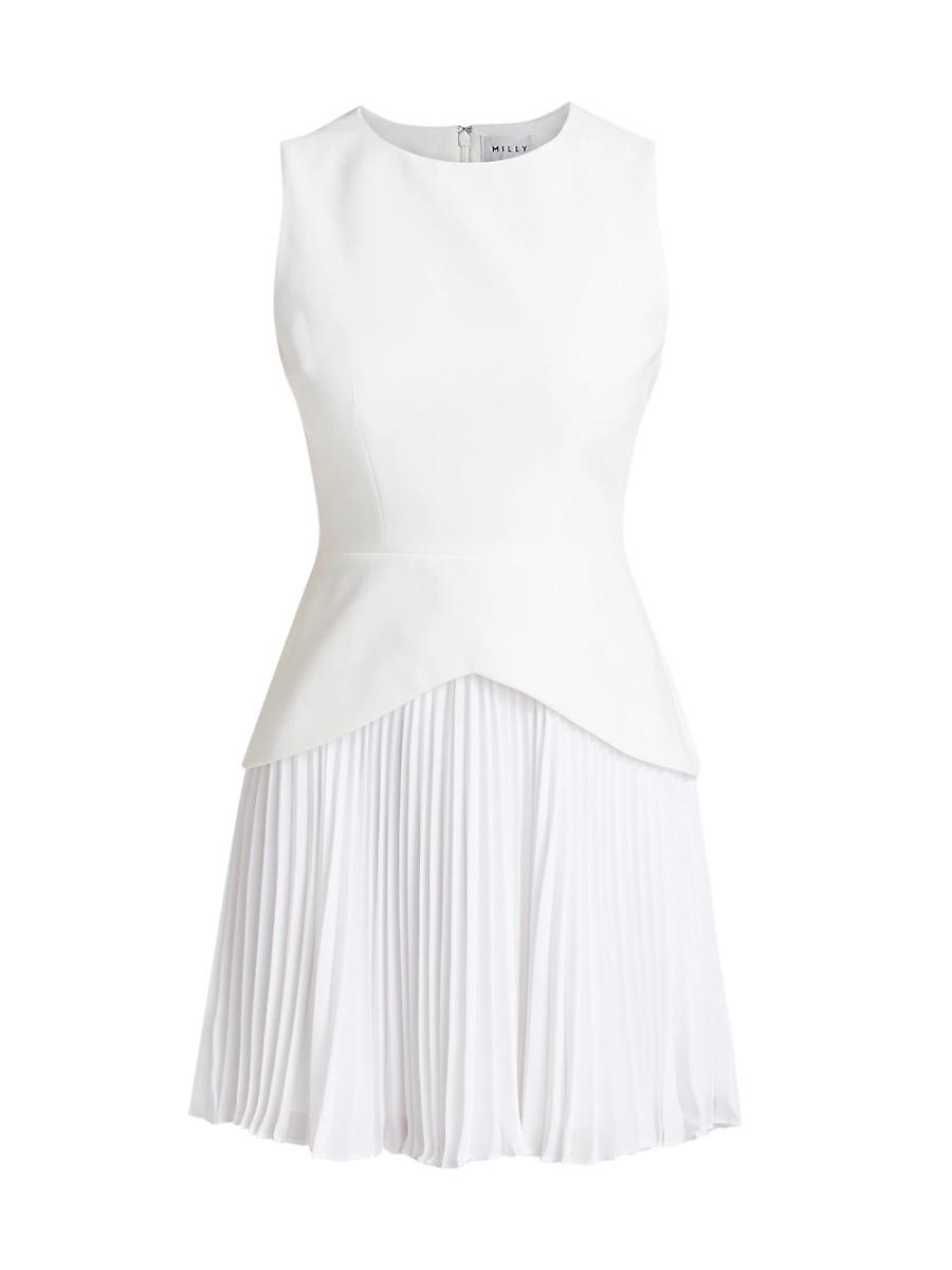 Womens Haddy Pleated Minidress Product Image