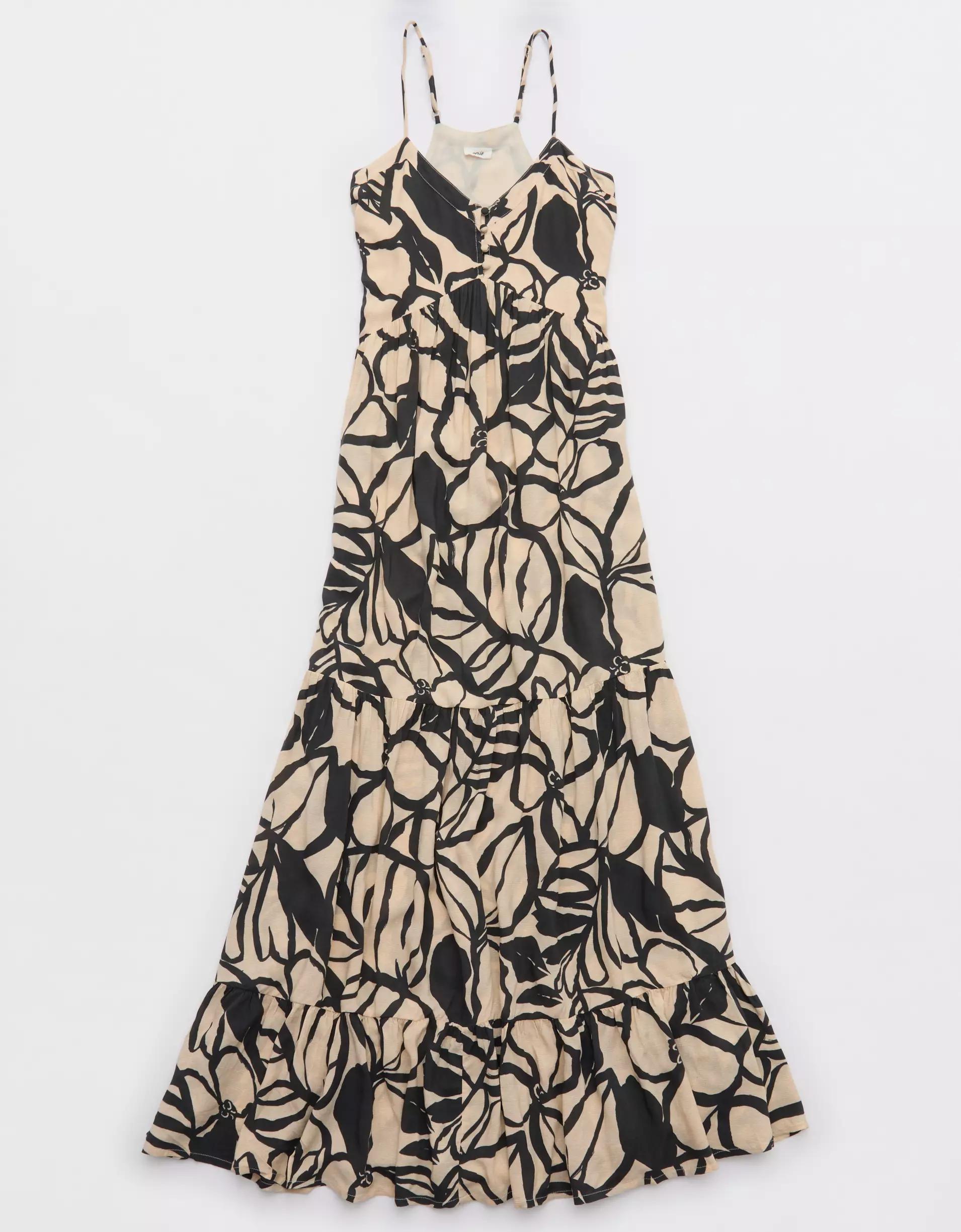 Aerie Printed Maxi Dress Product Image