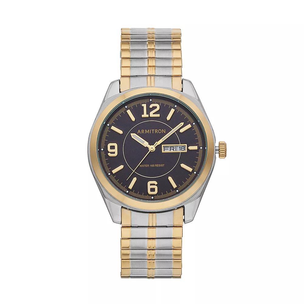 Armitron Men's Two Tone Expansion Watch - 20/4591BKTT, Size: Large Product Image
