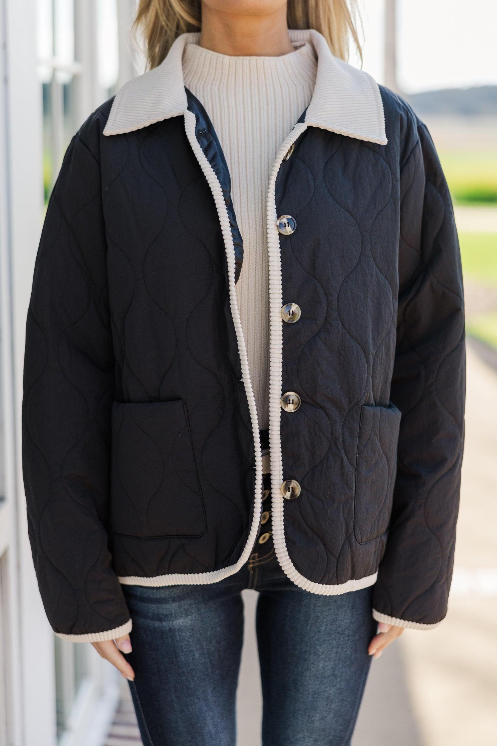 Heard It All Black Jacket Female Product Image