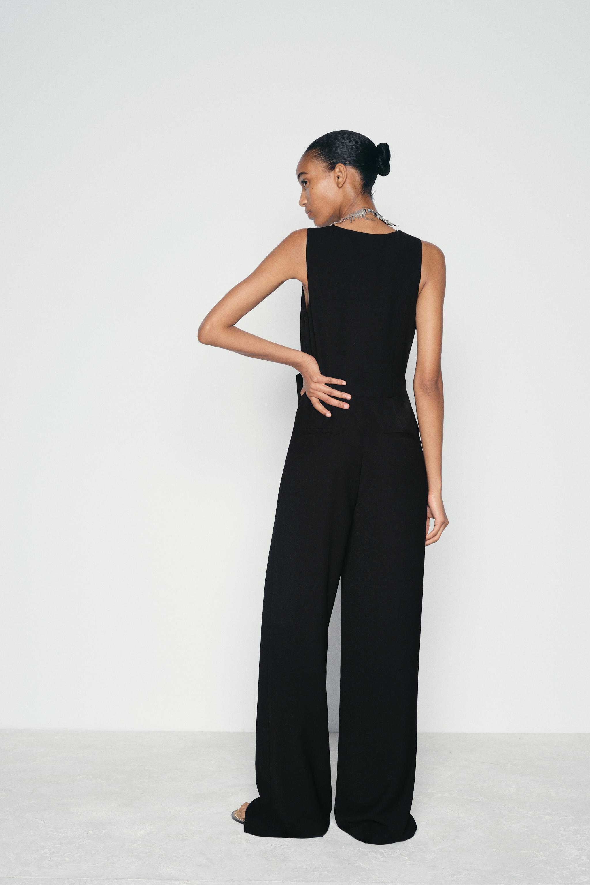 ASYMMETRIC VEST JUMPSUIT Product Image