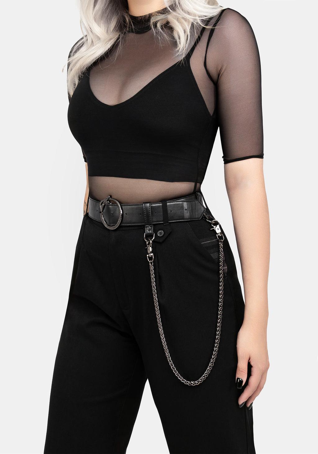 Ouroboros Snake Buckle Chain Belt Product Image