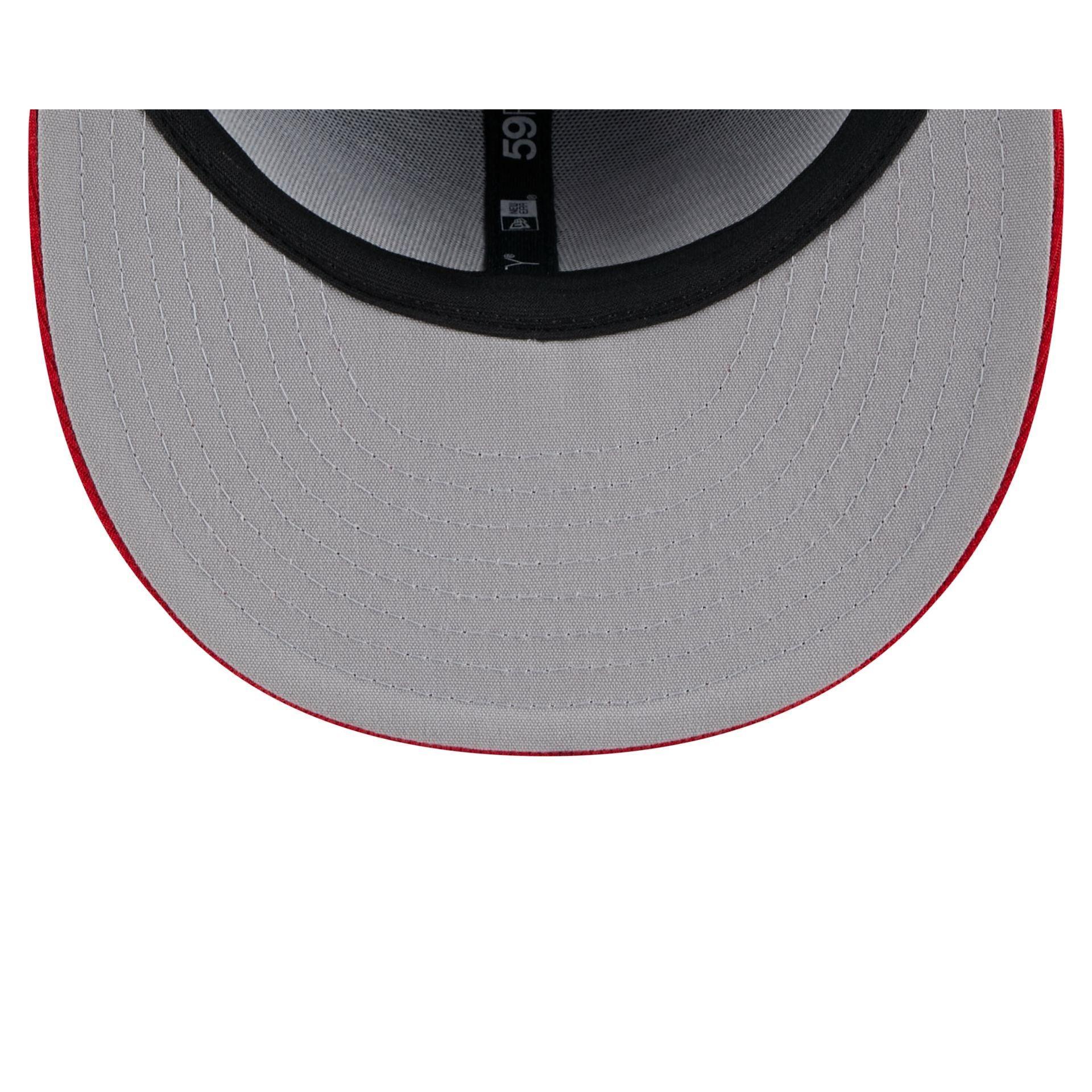 Cleveland Guardians Metallic Gold Logo 59FIFTY Fitted Hat Male Product Image