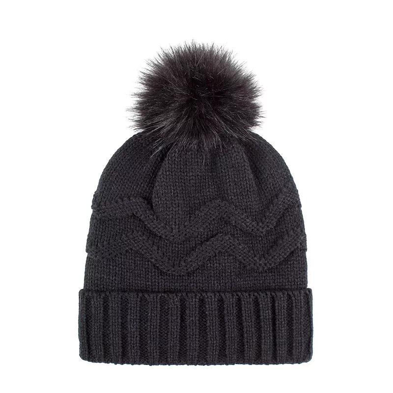 Womens Heat Holders Heatweaver Textured Pom Pom Hat Product Image