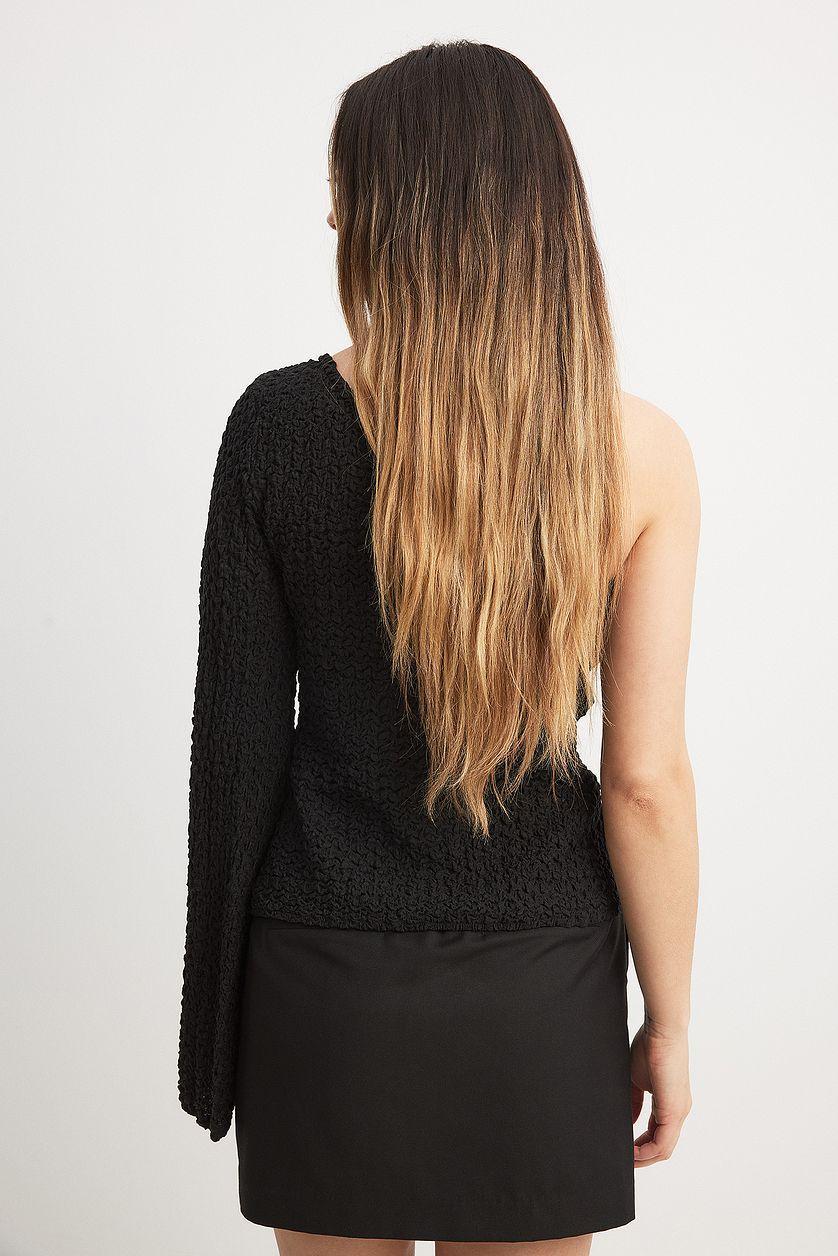 One Shoulder Structured Blouse Product Image