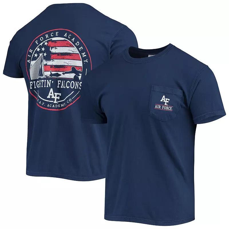 Men's Navy Air Force Falcons Campus Americana T-Shirt, Size: Small, Afa Blue Product Image