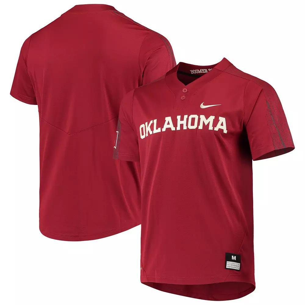 Nike Crimson Oklahoma Sooners Replica Softball Jersey, Men's,  Product Image
