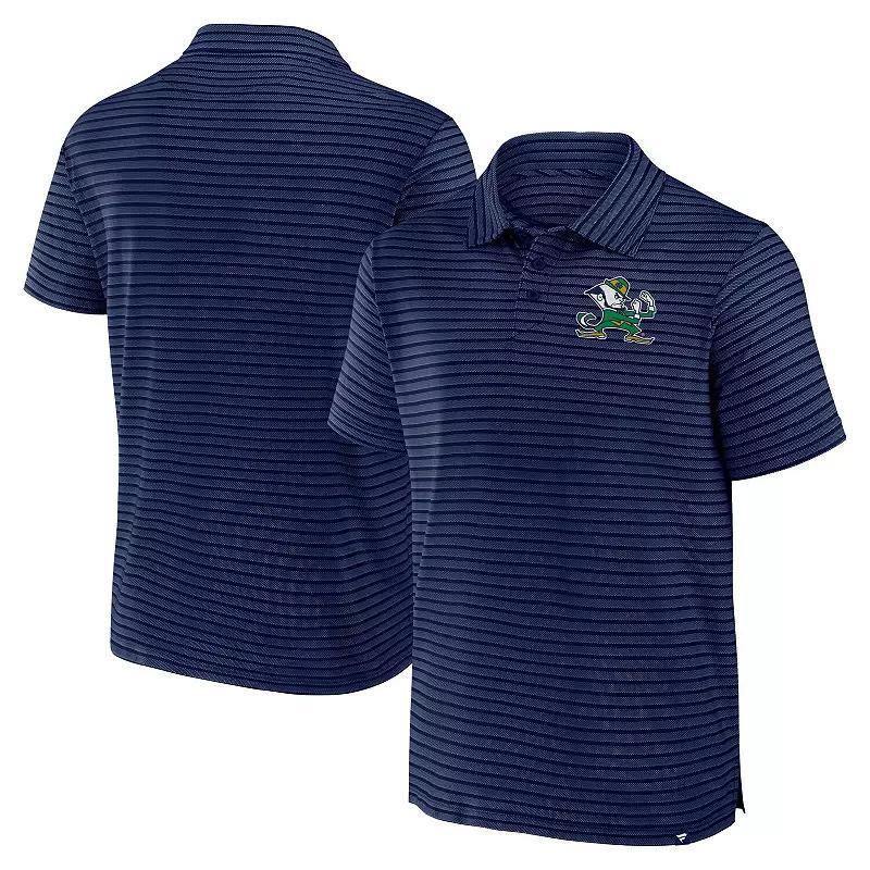 Men's Fanatics Navy Notre Dame Fighting Irish Victory Calls Stripe Polo,  Product Image